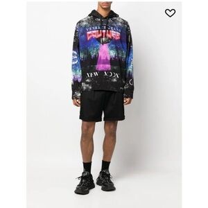 Men’s xxl Versace tie-dye space hoodie